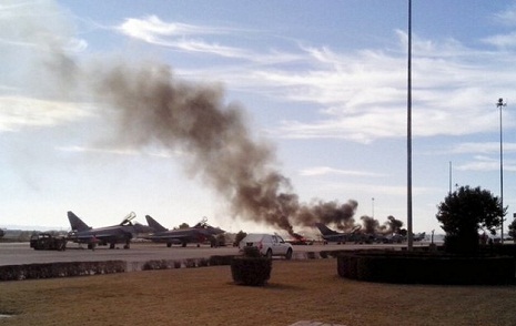 Greek fighter jet crashes in Spain killing 10 people